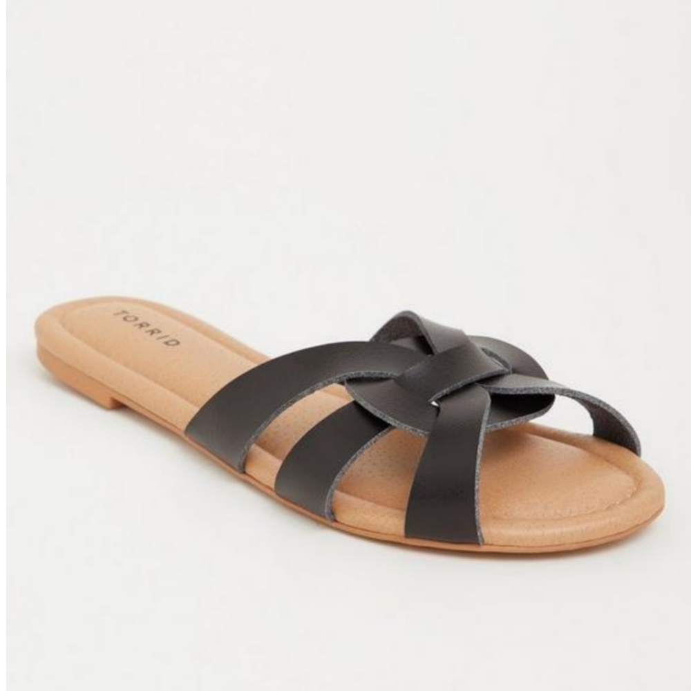 Torrid Black and Tan Women Sandals